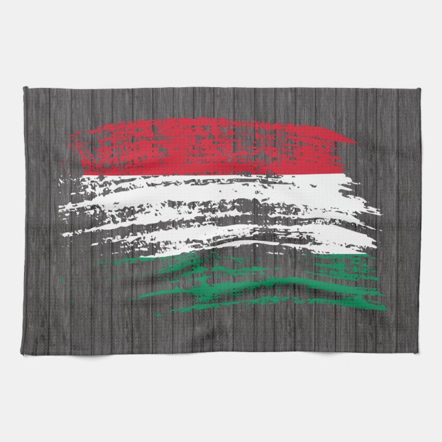 Cool Hungarian flag design Towel (Horizontal)