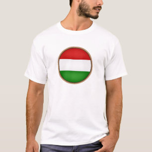 Cool Hungary Flag Seal T-Shirt