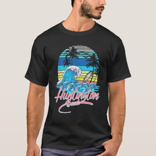 Cool Huntington Beach California Surf Surfing Com  T_Shirt
