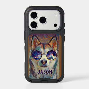 Cool Husky Dog in Sunglasses Personalized iPhone 17 Pro Case