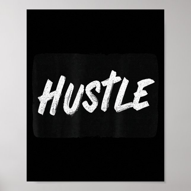 Cool Hustle Emblem For Adults And Kids  Poster (Front)
