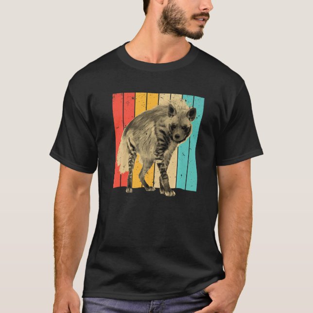 Cool Hyena For Men Women Africa Animal Zookeeper R T-Shirt (Front)