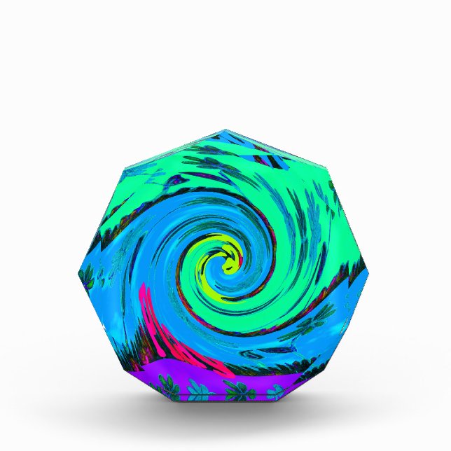 Cool I Love Hawaii: Floral Pop Art pattern Design Award (Front)