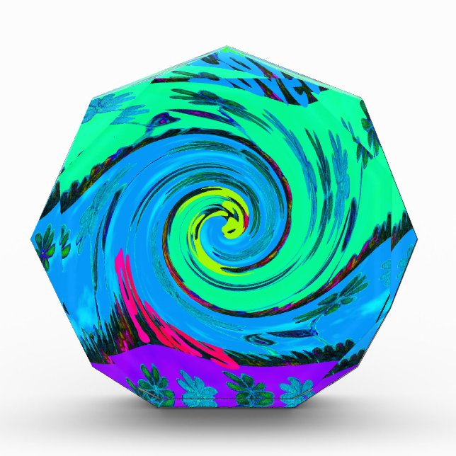 Cool I Love Hawaii: Floral Pop Art pattern Design Award (Front)