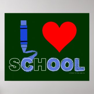 Cool ! I love school Poster