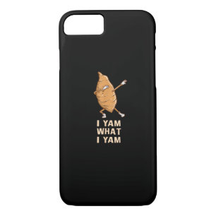 Cool I Yam What I Yam - Funny Dabbing Fan Dancer iPhone 8/7 Case