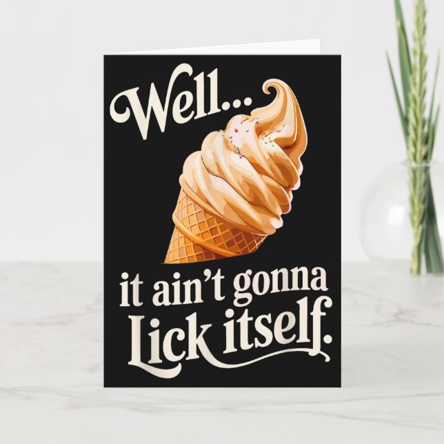 Cool Ice Cream Costume For Men Women Kids Adult Ic Card (Front)