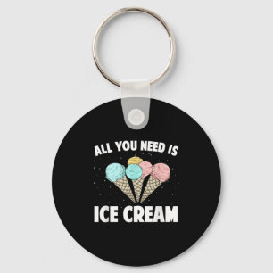 Cool Ice Cream Costume For Men Women Kids Adult Ic Keychain