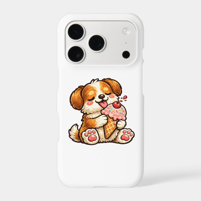 Cool Ice Cream Dog Iphone Case (Back)