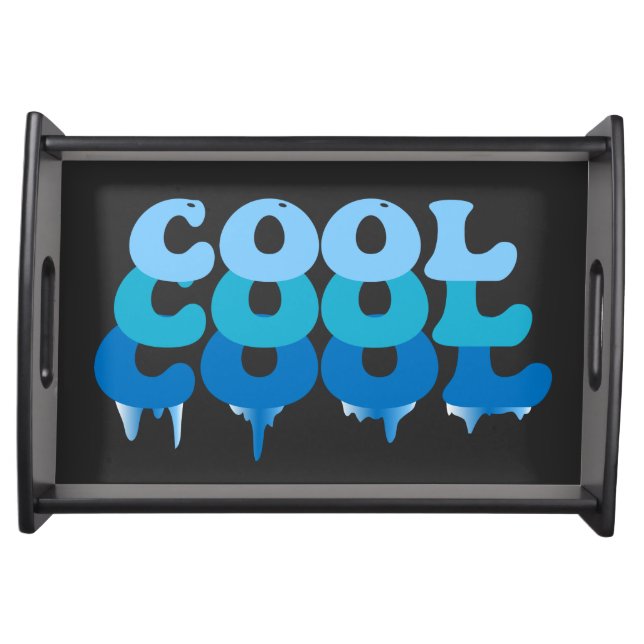 Cool Ice Melting Funny Serving Tray (Front)