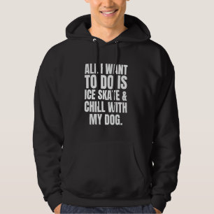Cool Ice Skating Art For Girls Women Skater Figure Hoodie