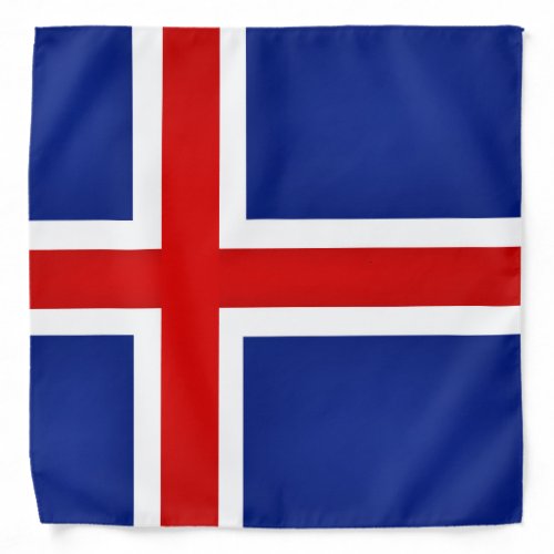Cool Iceland Flag Fashion Bandana