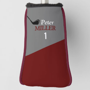 cool identifying mark for a golfer golf head cover