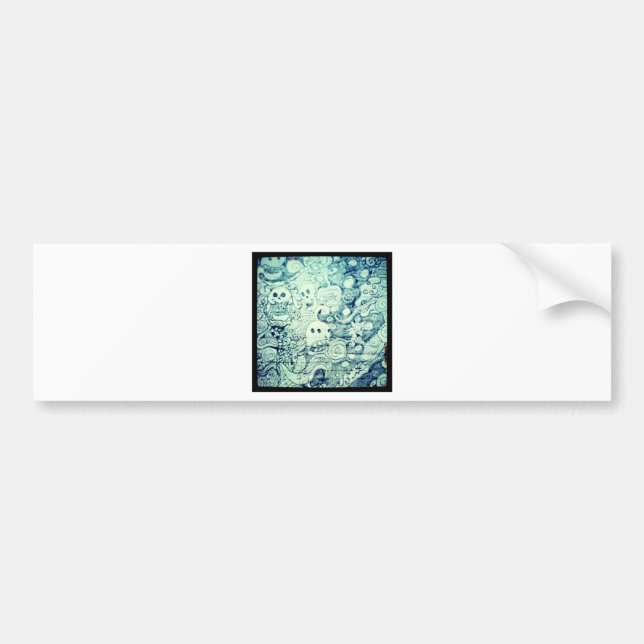 cool imaginative thinker bumper sticker (Front)