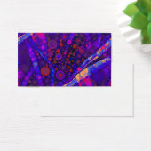 Cool Indigo Concentric Circles Abstract Mosaic (Desk)