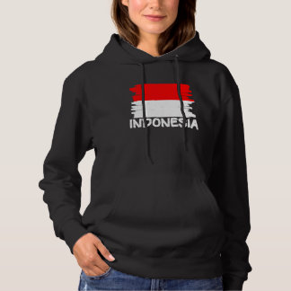 Cool Indonesia Flag Hoodie