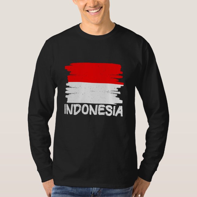 Cool Indonesia Flag T-Shirt (Front)