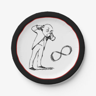 Cool Infinity Symbol Philosophical 7" Paper Plates