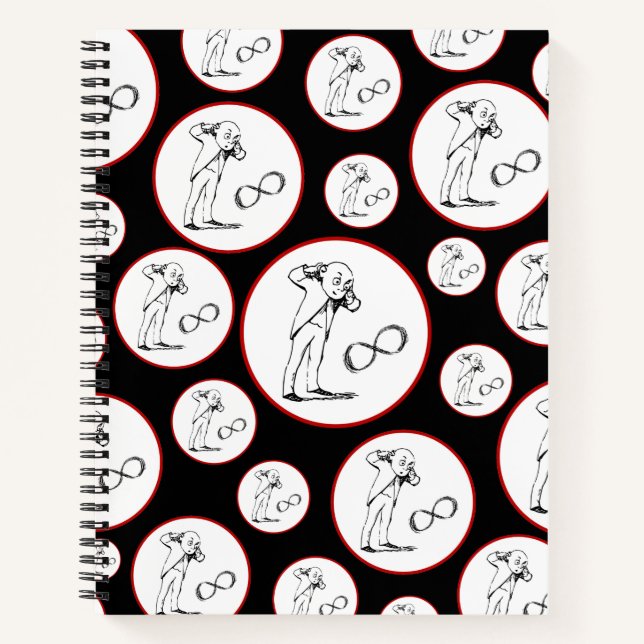 Cool Infinity Symbol Philosophical Notebook (Front)