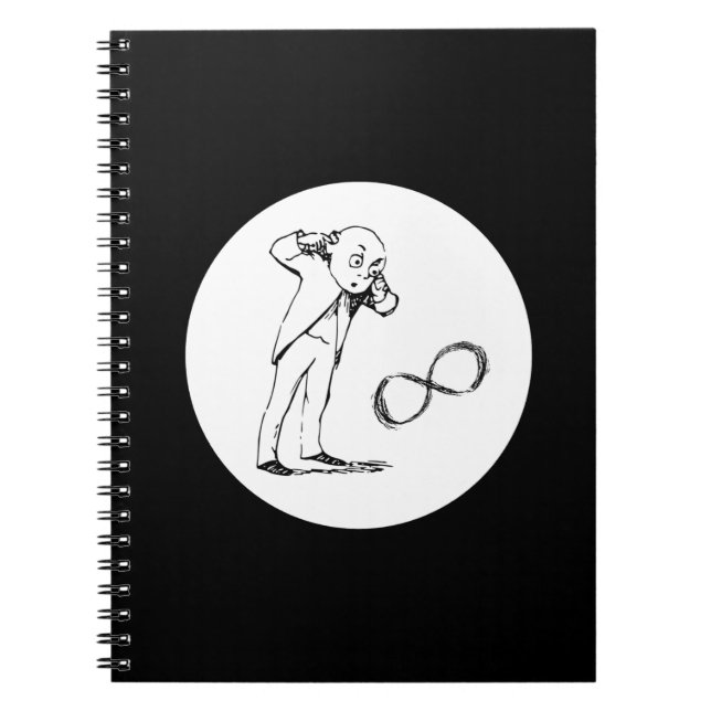 Cool Infinity Symbol Philosophical Notebook (Front)