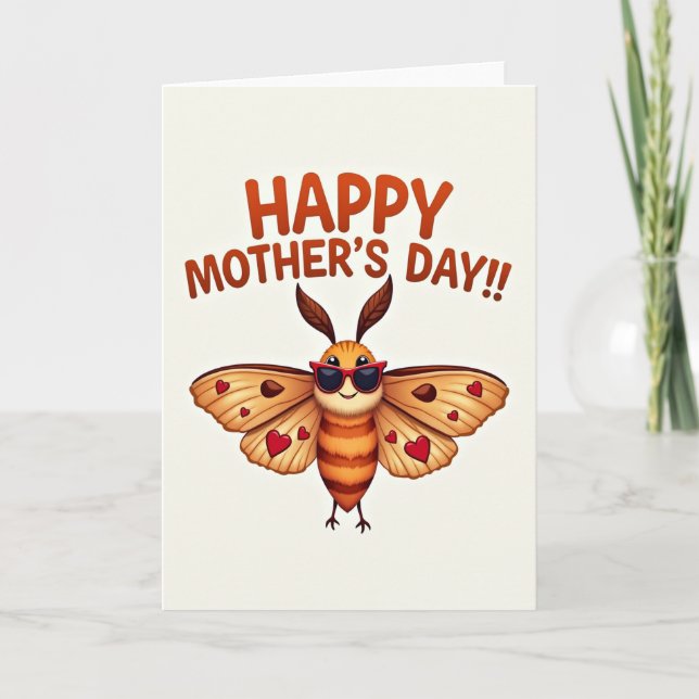 Cool Insect Mothers Day Card (Front)