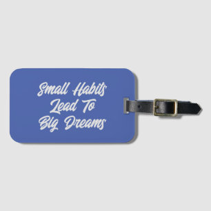 Cool Inspirational Text Quote Men’s Luggage Tag