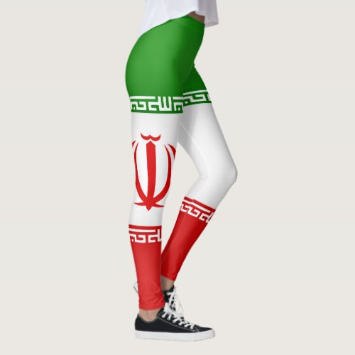 Cool Iran Flag Fashion Leggings