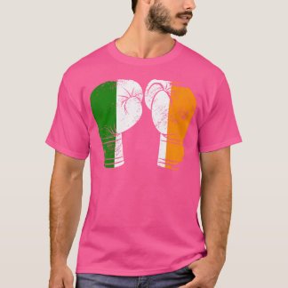 Cool Ireland Flag Irish Flag Boxing Gloves Boxer T-Shirt