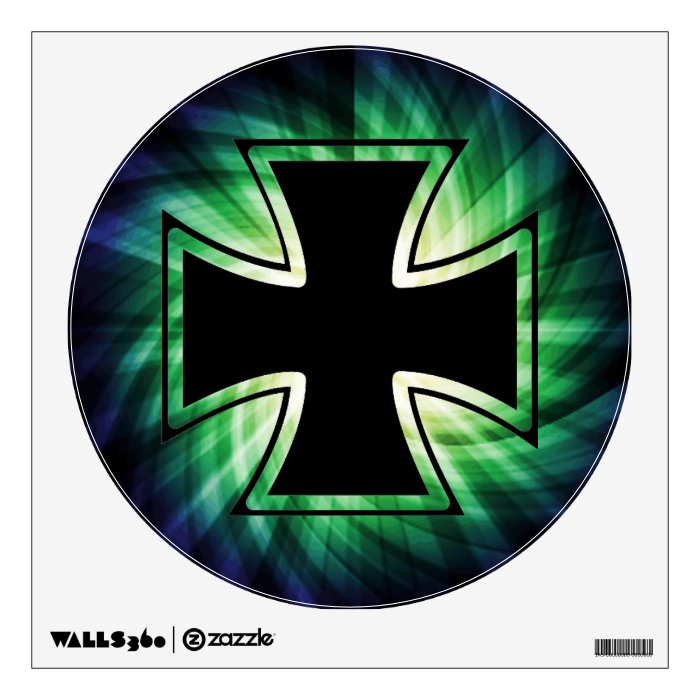 Cool Iron Cross Wall Sticker