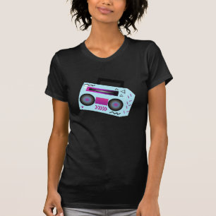 Cool Isometric Boom Box Music Bass T-Shirt