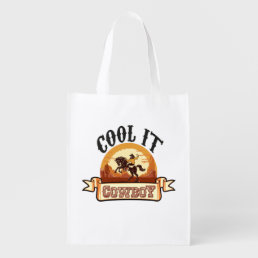 Cool It -- Cowboy Grocery Bag
