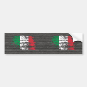 Cool Italian flag design Bumper Sticker