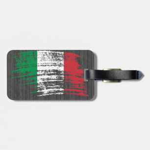 Cool Italian flag design Luggage Tag