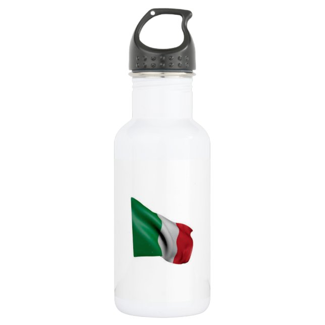***COOL ITALIAN FLAG WATER BOTTLE*** STAINLESS STEEL WATER BOTTLE (Front)