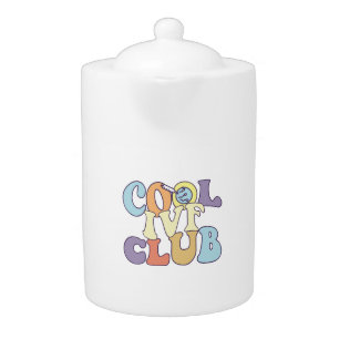 Cool IVF Club IVF Mom Dad Transfer Day Surrogate Teapot
