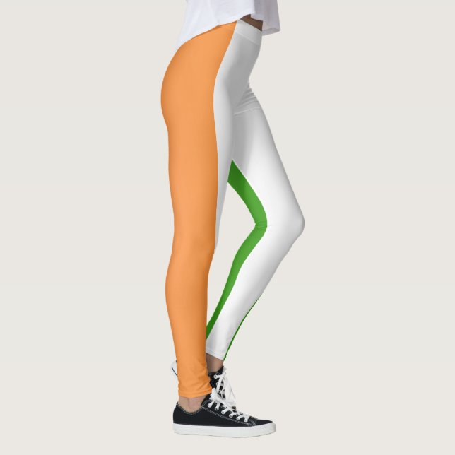 Cool Ivory Coast Flag Fashion Leggings (Right)