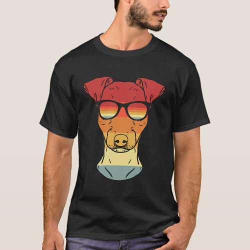 Cool Jack Russel Terrier Owner Pet Lover Dogs Retr T_Shirt