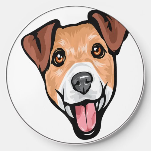 Cool Jack Russell Face Premium  Wireless Charger