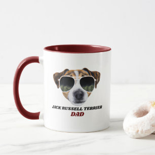 Cool Jack Russell Terrier Dad Father's Day Dogs Mug