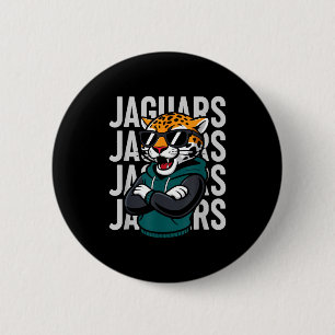 Cool Jaguar Gift For Men Women Boys Girls Kids Button