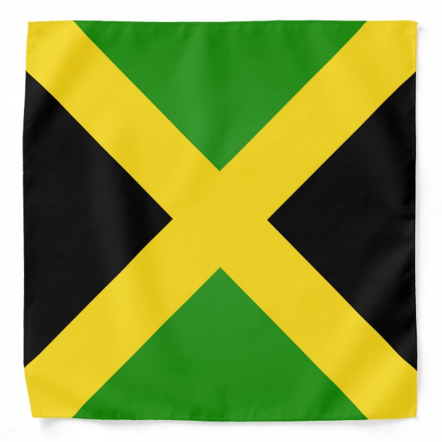 Cool Jamaica Flag Fashion Bandana (Front)
