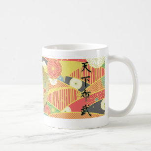 COOL JAPAN SAMURAI KAMON KANJI TENKAFUBU! Oda Coffee Mug