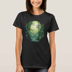 Cool japanese Bamboo Style for Boys and Girls T-Shirt
