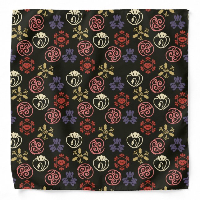 Cool Japanese Elements  Bandana (Front)