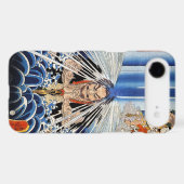 Cool Japanese Kunioshi Waterfall Meditation art Case-Mate iPhone Case (Back (Horizontal))