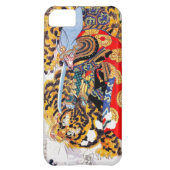 Cool japanese Legendary Samurai fight tiger art Case-Mate iPhone Case (Back)
