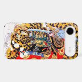 Cool japanese Legendary Samurai fight tiger art Case-Mate iPhone Case (Back (Horizontal))
