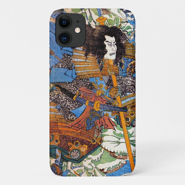 Cool japanese Legendary Samurai Sanin Warrior art Case-Mate iPhone Case (Back)