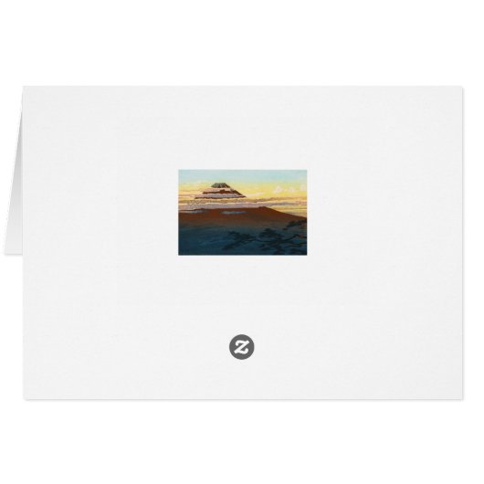 Cool japanese mountain fuji sunset clouds scenery (Back Horizontal)