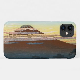 Cool japanese mountain fuji sunset clouds scenery Case-Mate iPhone case